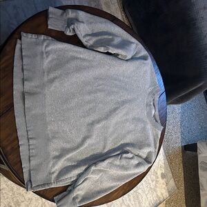 Aerie Soft Gray Fleece Lined Top